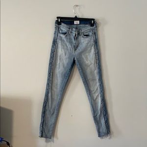 Hudson Light Wash Skinny Jeans